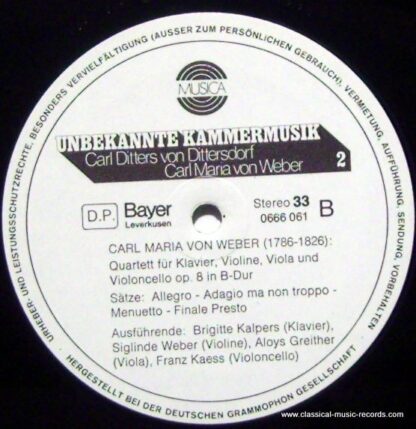 Bayer (2) 0666233 - Johann Andreas Amon, Max Bruch - Unbekannte - Image 3