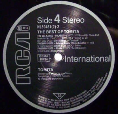 RCA NL89451(2) - Tomita - The Best Of Tomita - Image 3