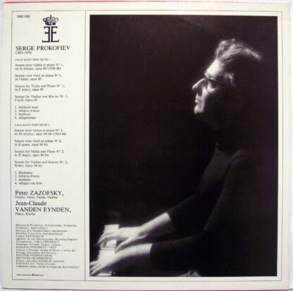 Queen Elisabeth Competition 1980 006 - Sergei Prokofiev, Peter Z - Image 4