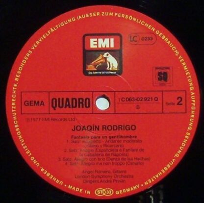 Die Stimme Seines Herrn 1C 063 02 921 Q - Joaquín Rodrigo,Angel - Image 4