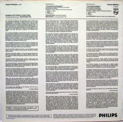 Philips 9500 563 - Joaquín Rodrigo,Pepe Romero,The Romeros,The A - Image 5