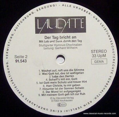 Laudate 91.543 - Stuttgarter Hymnus-Chorknaben, Gerhard Wilhelm - Image 9