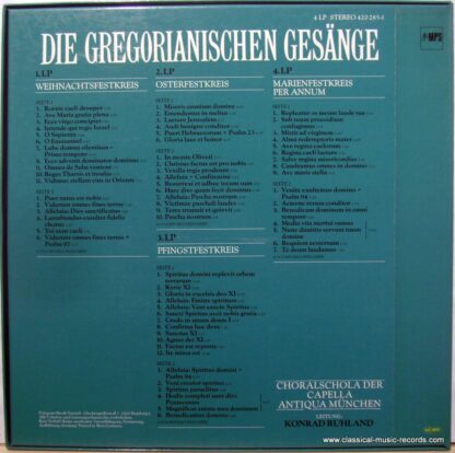 MPS 420 285-1 - Choralschola Der Capella Antiqua München - Die G - Image 2