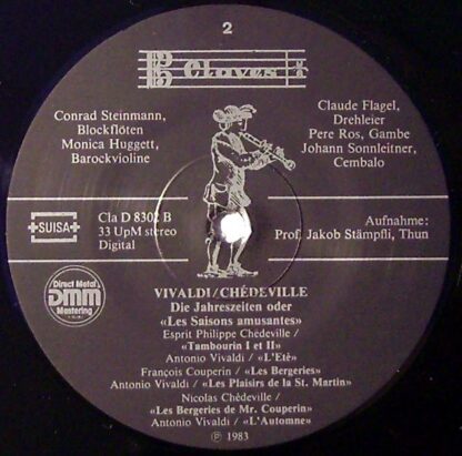 Claves Claves D 8302 - Antonio Vivaldi, Nicolas Chédeville, Conr - Image 4