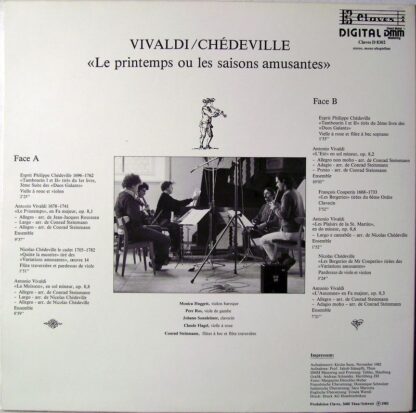 Claves Claves D 8302 - Antonio Vivaldi, Nicolas Chédeville, Conr - Image 3