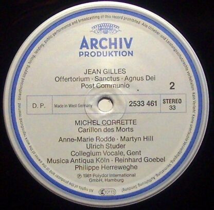 Archiv Produktion 2533 461 - Jean Gilles, Anne-Marie Rodde, Mart - Image 3