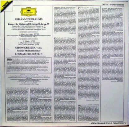 Deutsche Grammophon 2532 088 - Johannes Brahms, Wiener Philharmo - Image 2