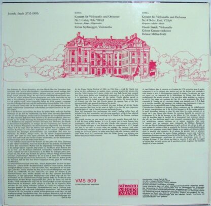 Schwann Musica Mundi VMS 809 - Joseph Haydn, Esther Nyffenegger, - Image 3