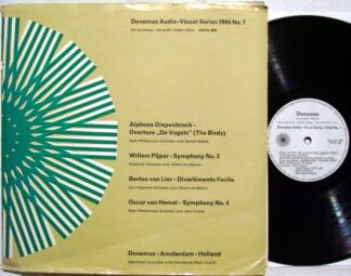 Donemus DAVS 6601 - Alphons Diepenbrock,Willem Pijper,Bertus van