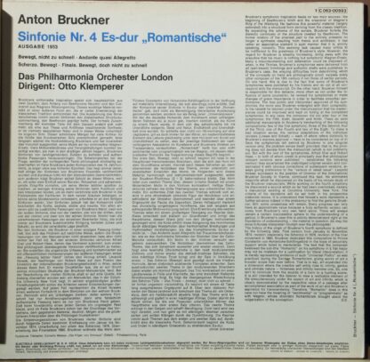 EMI Electrola 62 329 - Anton Bruckner, Philharmonia Orchestra, O - Image 2