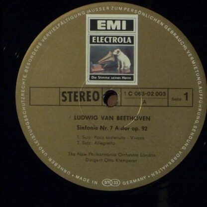 His Master's Voice 1 C 063-02 003 - Ludwig Van Beethoven, Jean-P - Image 3