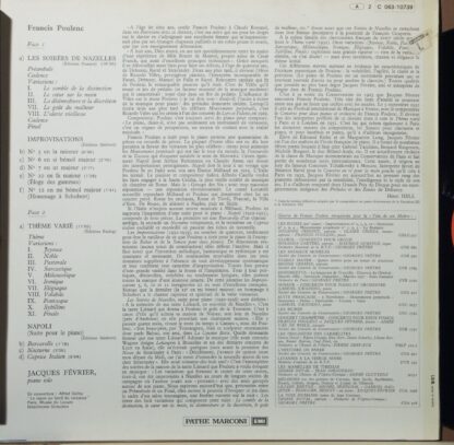La Voix De Son Maître 2 C 063-10739 - Francis Poulenc, Jacques F - Image 2