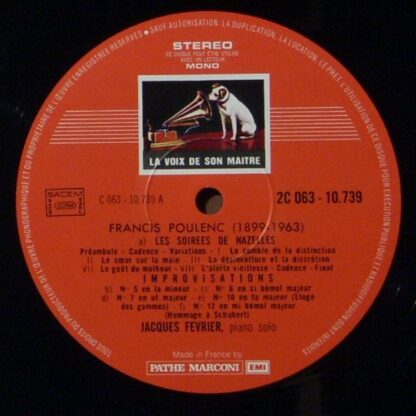 La Voix De Son Maître 2 C 063-10739 - Francis Poulenc, Jacques F - Image 3