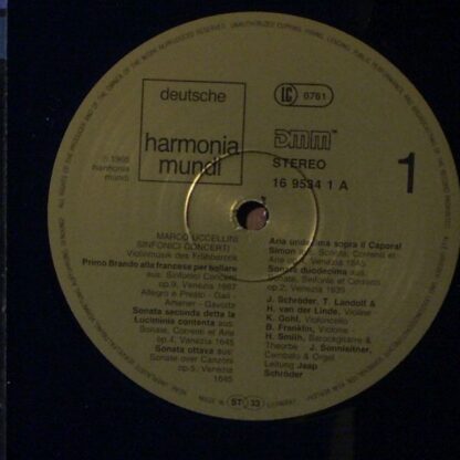Deutsche Harmonia Mundi 1C 065 16 9534 1 - Marco Uccellini - Sin - Image 3
