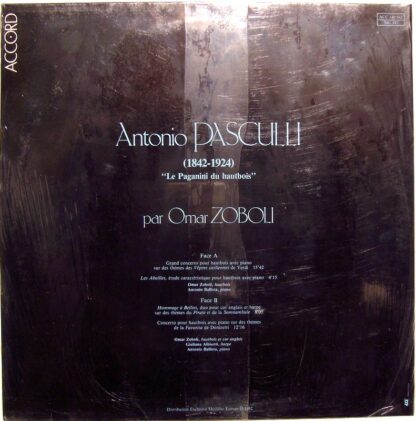 Accord 140042 - Antonio Pasculli - Le "Paganini" du Hautbois - Image 2