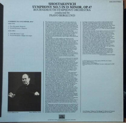 EMI Eminence EMX 2034 - Dmitri Shostakovich, Bournemouth Symphon - Image 2