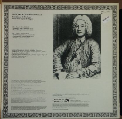 L'Oiseau-Lyre DSLO 536 - François Couperin, Judith Nelson, Emma - Image 2
