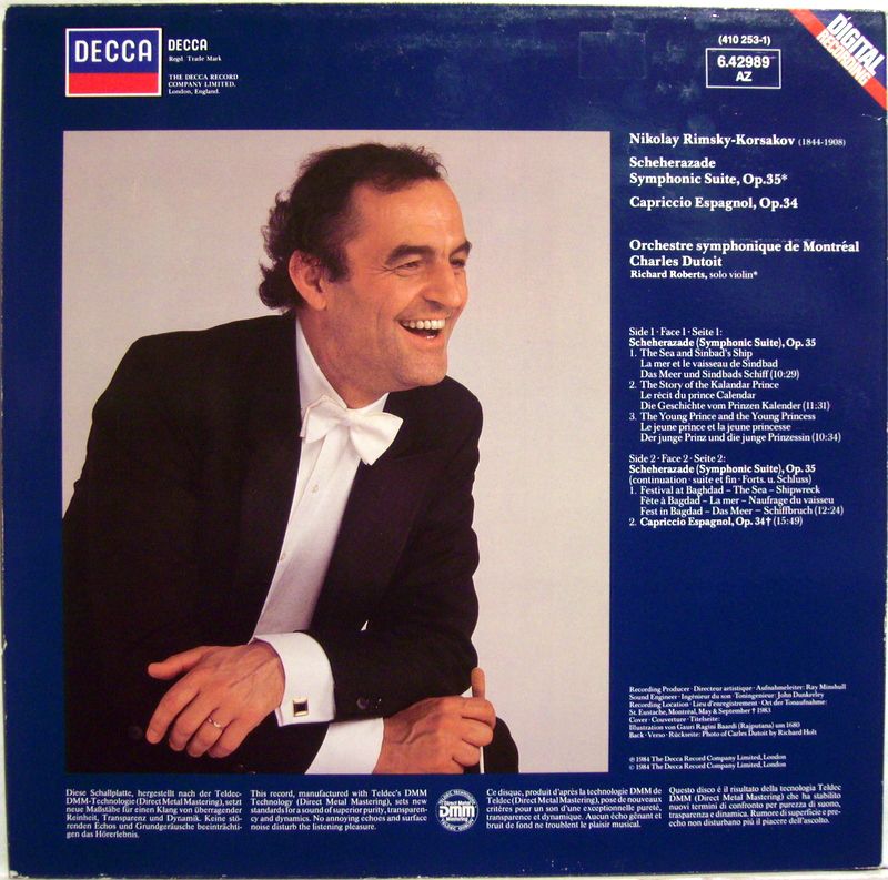 DECCA 410253-1 - Nikolai Rimsky-Korsakov, Orchestre Symphonique - Image 2