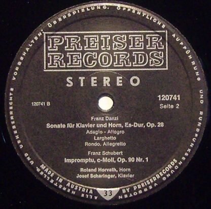 Preiser Records 120 741 - Roland Horvath, Josef Scharinger - Hor - Image 4