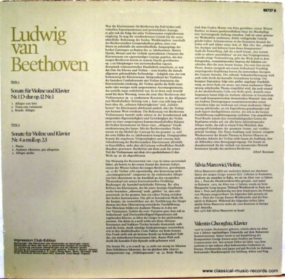 Impression 66737 8 - Ludwig van Beethoven, Silvia Marcovici, Val - Image 2