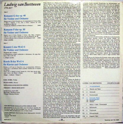 Eterna 8 26 121 - Ludwig van Beethoven, Gewandhausorchester Leip - Image 3