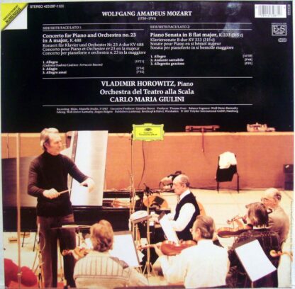 Deutsche Grammophon 423 287-1 - Wolfgang Amadeus Mozart, Vladimi - Image 2
