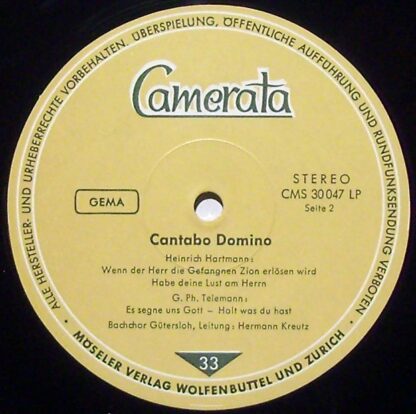 Camerata (2) CMS 30047 - Melchior Franck, Giovanni Gabrieli, Hei - Image 3