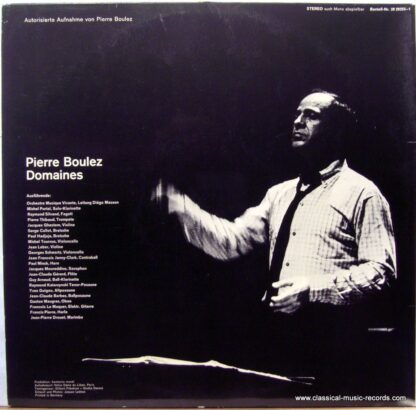 Harmonia Mundi 20 29353-1 - Pierre Boulez, Ensemble Musique Viva - Image 2
