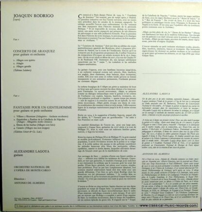 Philips 6500 454 - Joaquín Rodrigo,Alexandre Lagoya,Orchestre Na - Image 2
