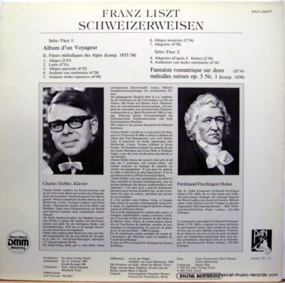 Pan (5) 130 077 - Franz Liszt, Charles Dobler - Schweizerweisen - Image 2