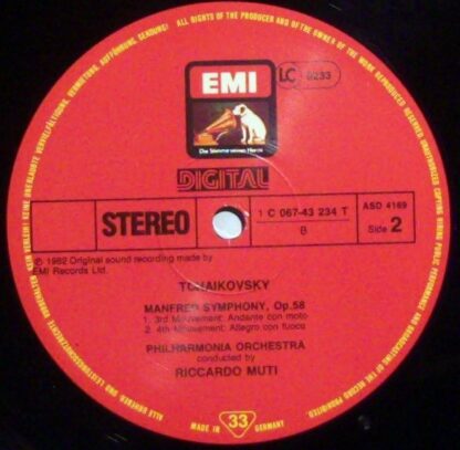 His Master's Voice 1C 067-43 234 T - Pyotr Ilyich Tchaikovsky, R - Image 3