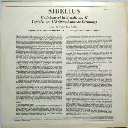 Concert Hall SMSC 2559 - Jean Sibelius - Violin Concerto In D Mi - Image 2
