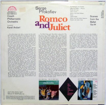 Supraphon SV 8001 - Sergei Prokofiev, The Czech Philharmonic Orc - Image 2
