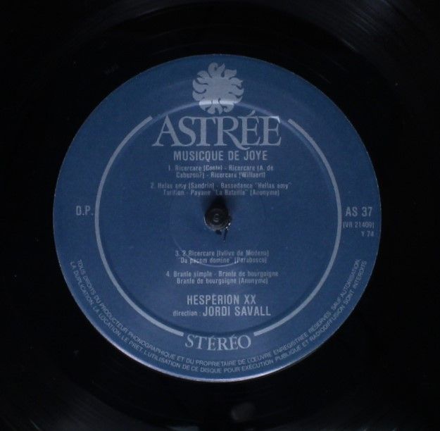 Astrée Auvidis AS 37 - Hespèrion XX, Jordi Savall - Mvsicqve De - Image 5