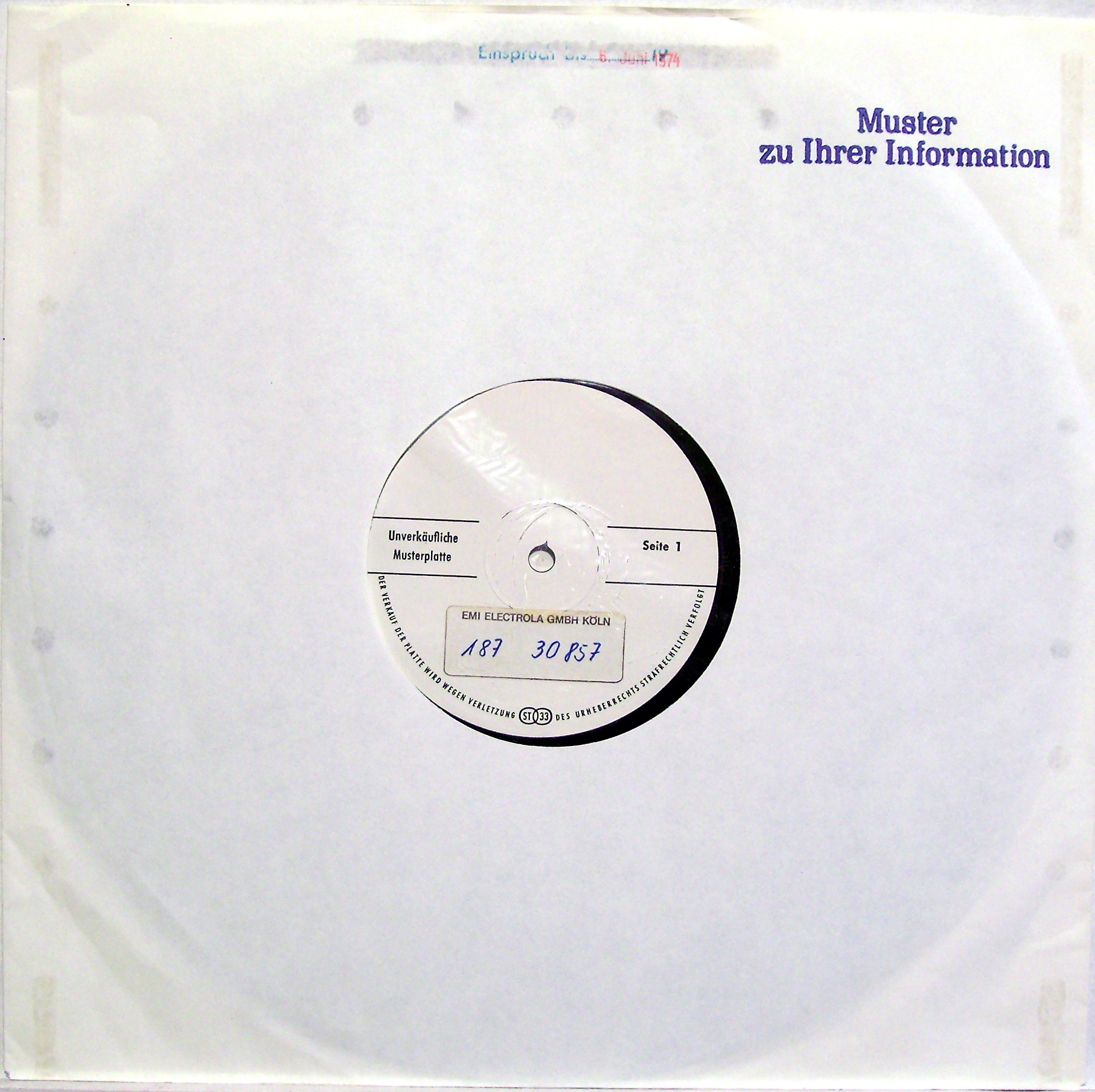 EMI Electrola 1 C 065-30860 - Luigi Boccherini, I Solisti Veneti - Image 2