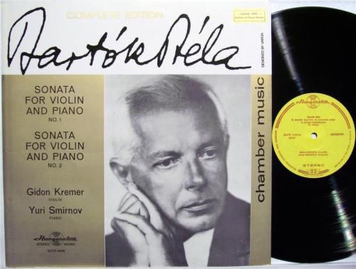 Hungaroton SLPX 11655 - Béla Bartók, Gidon Kremer, Yuri Smirnov