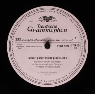 Deutsche Grammophon 2561 369 - Karl Böhm - Mozart gehört meine g