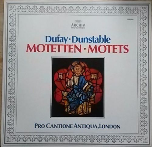 Archiv Produktion 2533 291 - Guillaume Dufay, John Dunstable, Pr