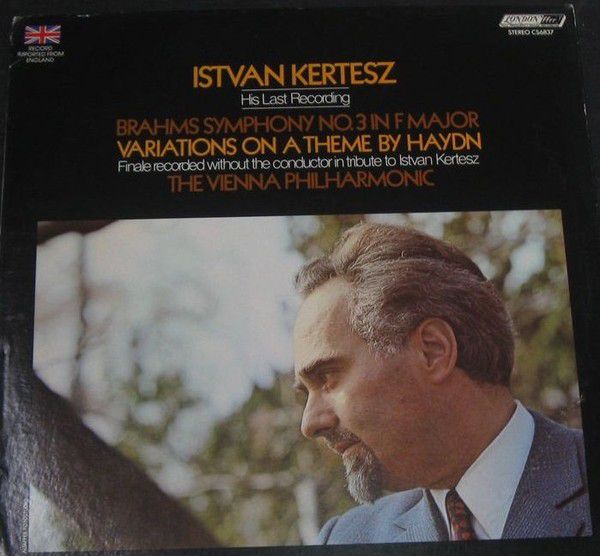 London Records CS6837 - Johannes Brahms, Wiener Philharmoniker,