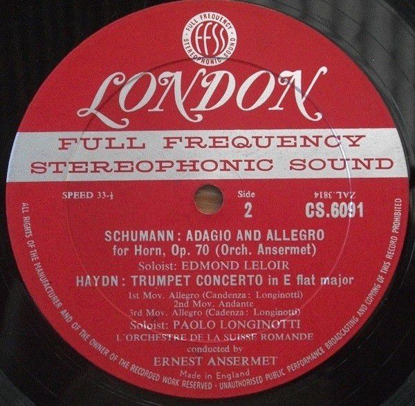 London Records CS 6091 - Joseph Haydn, Wolfgang Amadeus Mozart, - Image 4