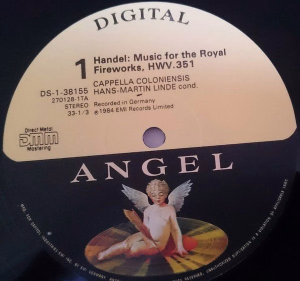 Angel Records DS-38155 - Georg Friedrich Händel, Cappella Coloni - Image 4