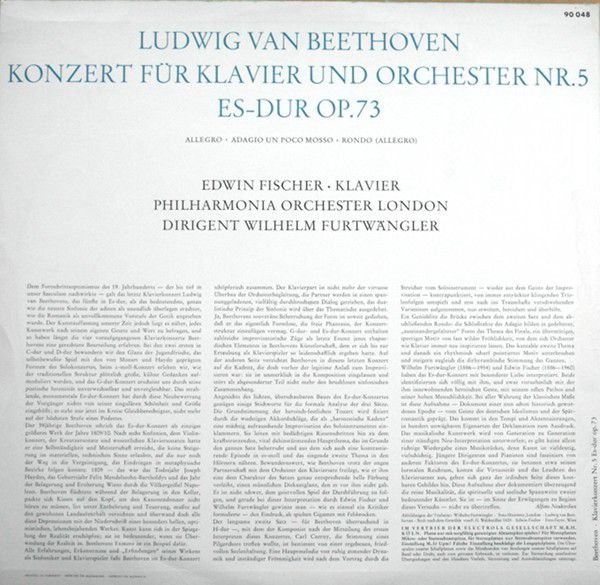 Electrola E 90 048 - Ludwig Van Beethoven, Wilhelm Furtwängler, - Image 2