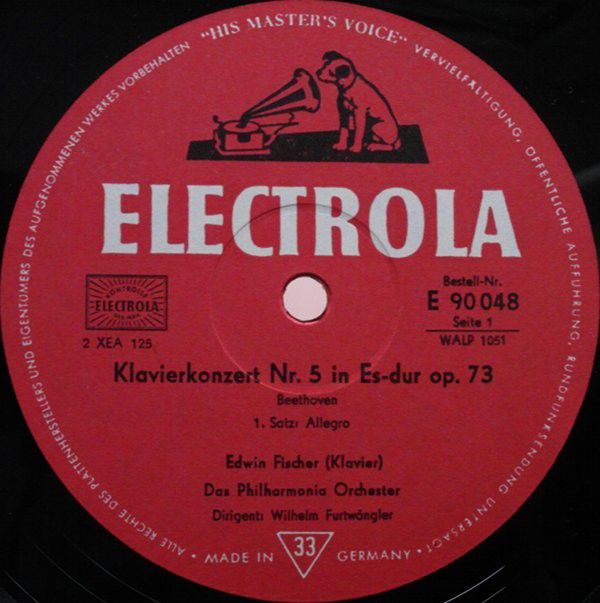 Electrola E 90 048 - Ludwig Van Beethoven, Wilhelm Furtwängler, - Image 3