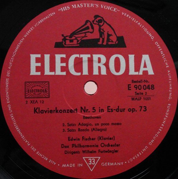 Electrola E 90 048 - Ludwig Van Beethoven, Wilhelm Furtwängler, - Image 4