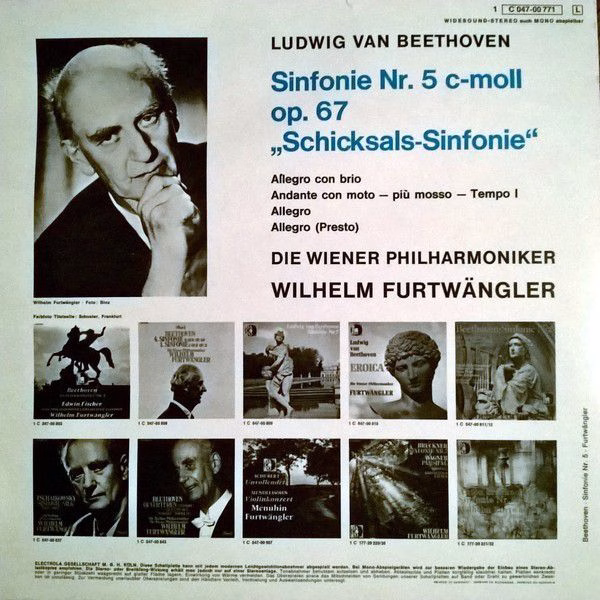 Dacapo 1 C 047-00 771 - Ludwig van Beethoven, Wilhelm Furtwängle - Image 2