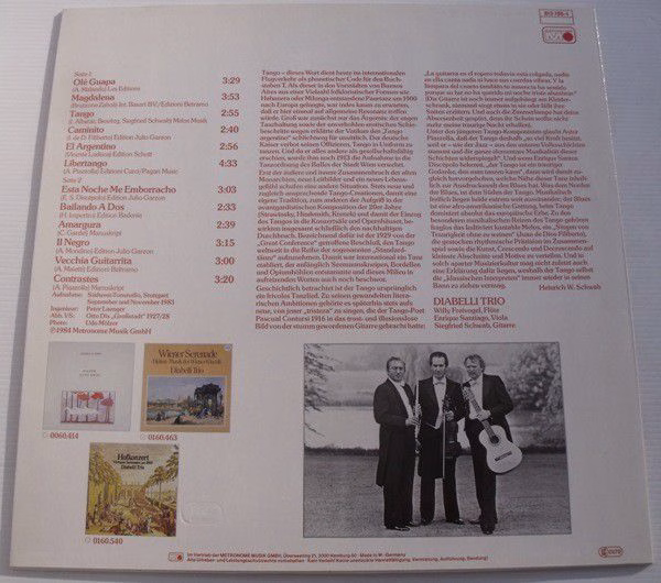 metronome 813 705-1 - Diabelli Trio - Tango - Image 2