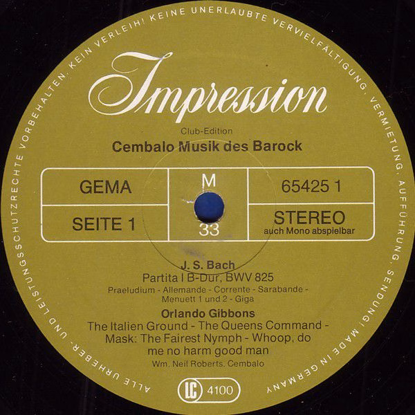 Impression 65425 1 - Johann Sebastian Bach, Orlando Gibbons, Fra - Image 3