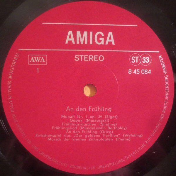 Amiga 8 45 084 - Various - An Den Frühling - Image 3