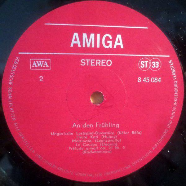 Amiga 8 45 084 - Various - An Den Frühling - Image 4