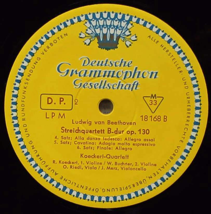Deutsche Grammophon LPM 18 168 - Ludwig van Beethoven, Koeckert- - Image 3